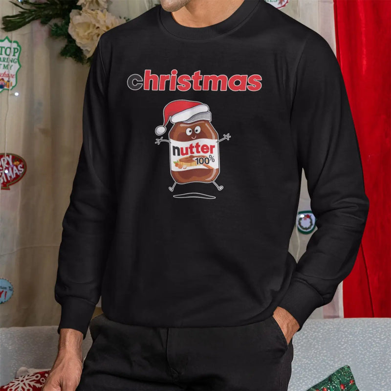 Santa Claus Christmas Nutter Funny Men’s Christmas Jumper
