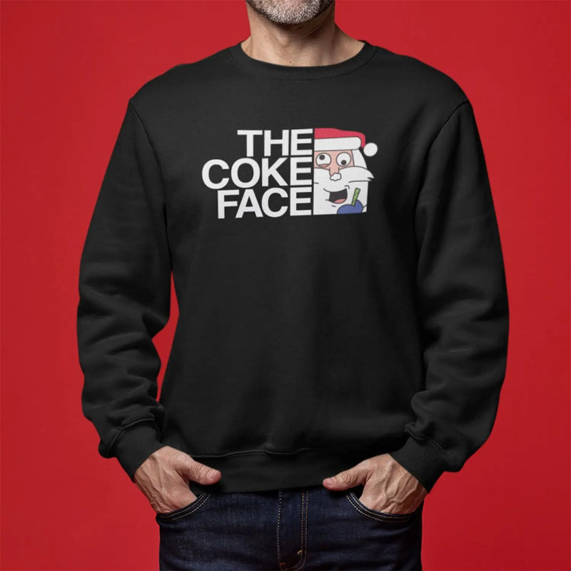 Santa Claus Coke Face Cocaine Funny Men’s Christmas