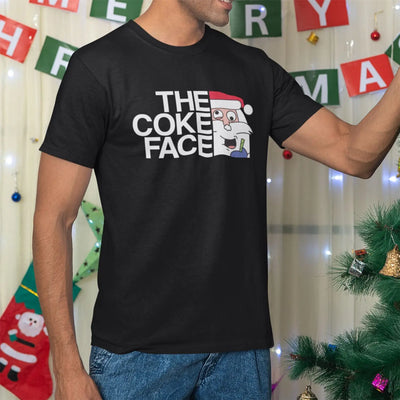Santa Claus Coke Face Cocaine Funny Men’s Christmas