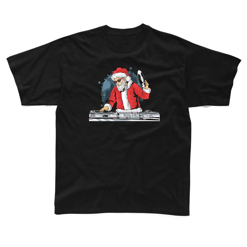 Santa Claus DJ Christmas Decks Childrens Unisex Kids T