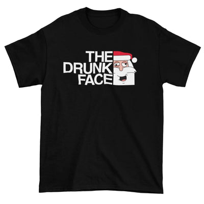 Santa Claus Drunk Face Funny Men’s Christmas T-Shirt