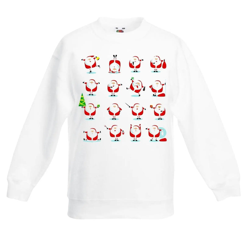 Santa Claus Funny Christmas Kids Jumper \ Sweater 3-4