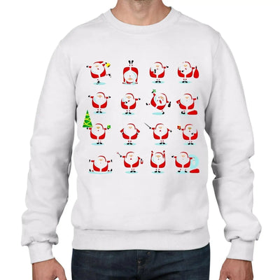 Santa Claus Funny Christmas Men's Jumper \ Sweater L