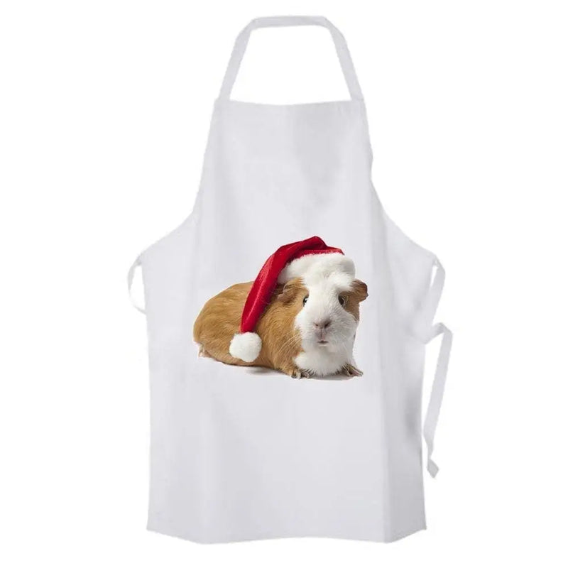 Santa Claus Guinea Pig Christmas Chefs Apron