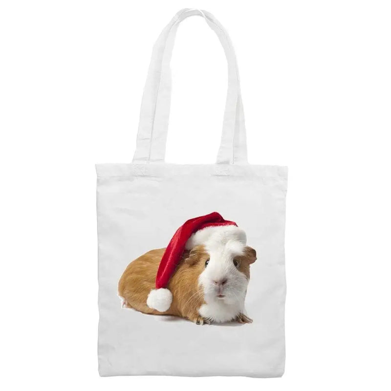 Santa Claus Guinea Pig Christmas Shoulder Bag