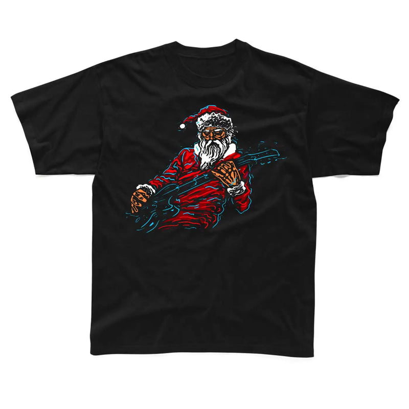Santa Claus Rock Guitarist Christmas Childrens Unisex Kids