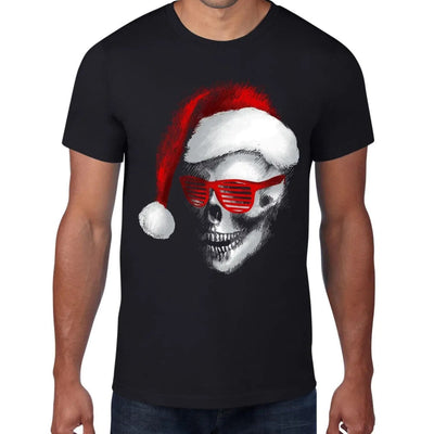 Santa Claus Skull Father Christmas Bah Humbug Men's T-Shirt S