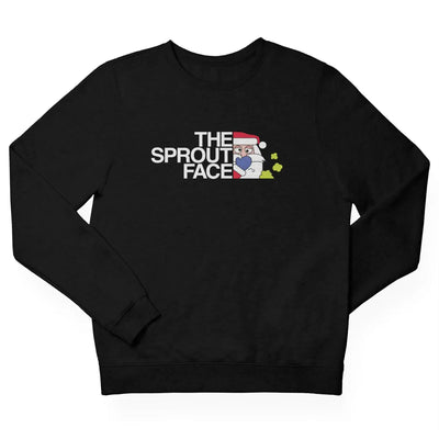 Santa Claus Sprout Face Funny Men’s Christmas Jumper