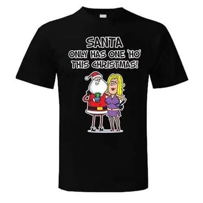 Santa Only Has One Ho This Christmas Funny T-Shirt