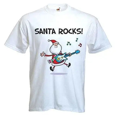 Santa Rocks Men's T-Shirt