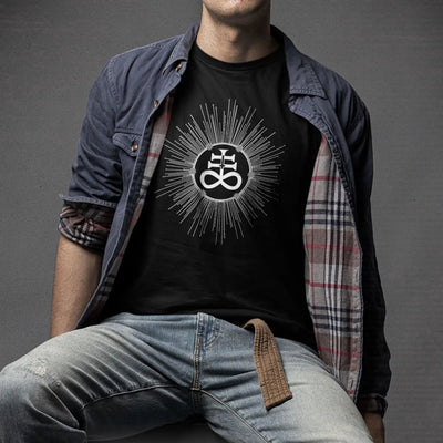 Satanic Cross Inverted Leviathan Men’s T-Shirt - Mens
