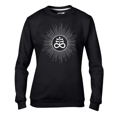 Satanic Cross Inverted Leviathan Women's Sweatshirt Jumper L / Black