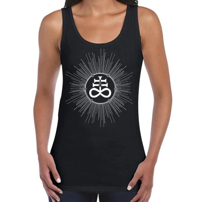 Satanic Cross Inverted Leviathan Women's Vest Tank Top S