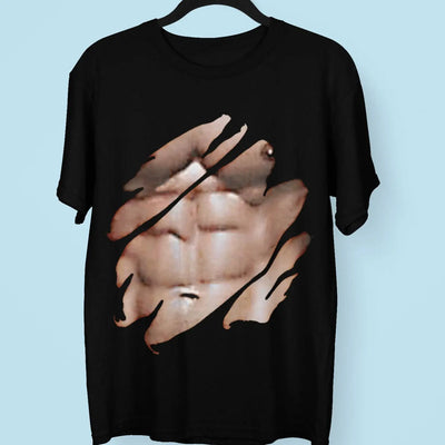 Six Pack Muscles Fancy Dress Men's T-Shirt