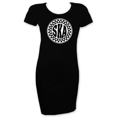 Ska Circle Short Sleeve T-Shirt Dress