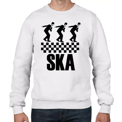 Ska Dancers Men's Sweatshirt Jumper XXL / White