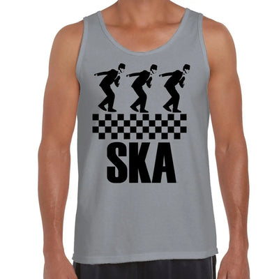 Ska Dancers Men's Tank Vest Top XXL / Light Grey