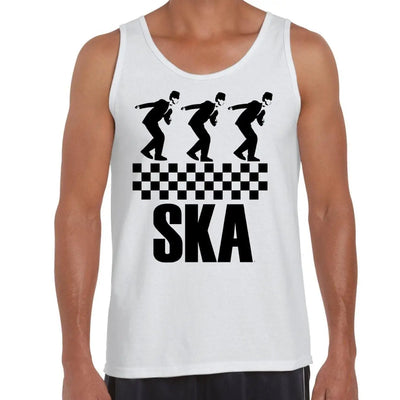 Ska Dancers Men's Tank Vest Top XXL / White
