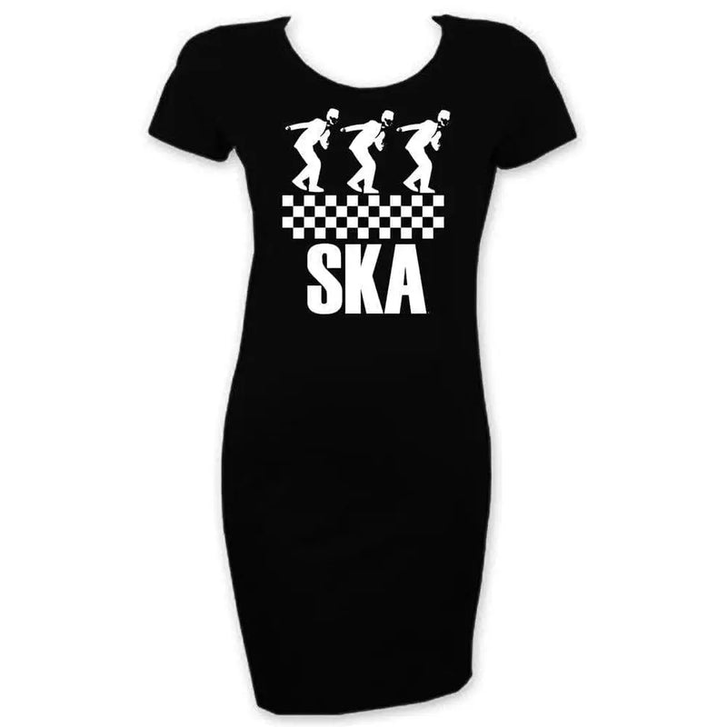 Ska Dancers Short Sleeve T-Shirt Dress