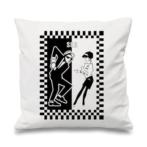 Ska Dancers Sofa Cushion White