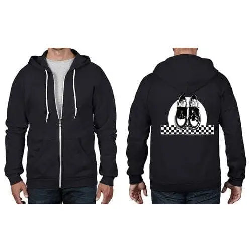 Ska Dancing Shoes Full Zip Hoodie 3XL / Black