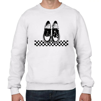 Ska Dancing Shoes Men's Sweatshirt Jumper M / White