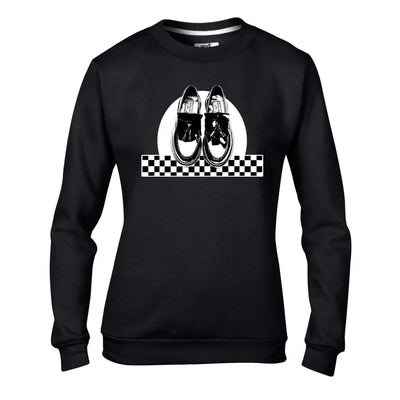 Ska Dancing Shoes Women's Sweatshirt Jumper XXL / Black