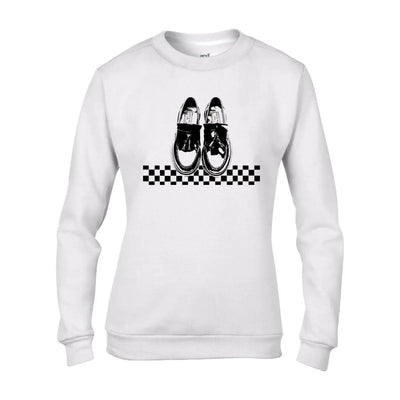 Ska Dancing Shoes Women's Sweatshirt Jumper XXL / White