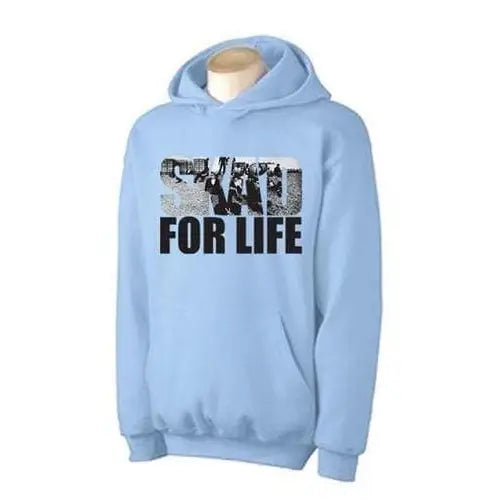 Ska For Life Mens Hoodie XXL / Light Blue