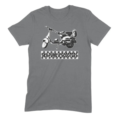 Ska Punk & Scooters Men's Mod T-Shirt XXL / Charcoal