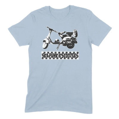 Ska Punk & Scooters Men's Mod T-Shirt XXL / Light Blue