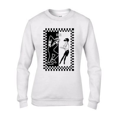 Ska Rectangle Women's Sweatshirt Jumper S / White