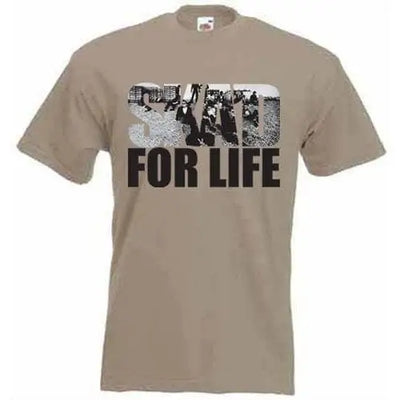 Ska'd For Life Men's T-Shirt L / Khaki