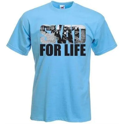 Ska'd For Life Men's T-Shirt L / Light Blue