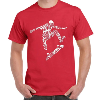 Skateboarder Men's T-Shirt 3XL / Red
