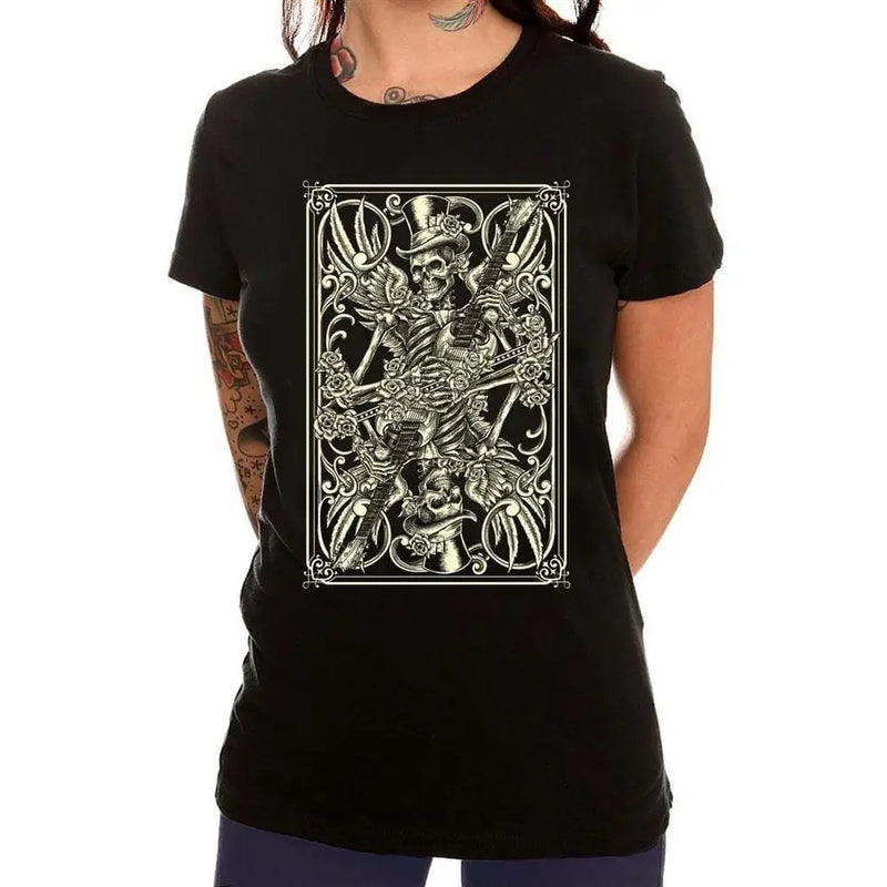 Skeleton Biker Women&