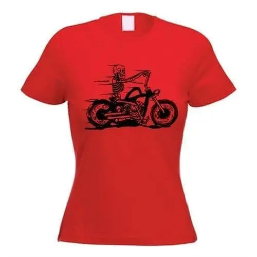 Skeleton Biker Women&