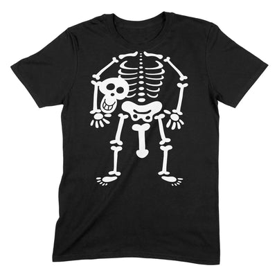 Skeleton Fancy Dress T-Shirt - XXL - Mens T-Shirt