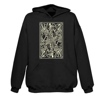 Skeleton Playing Card Hoodie