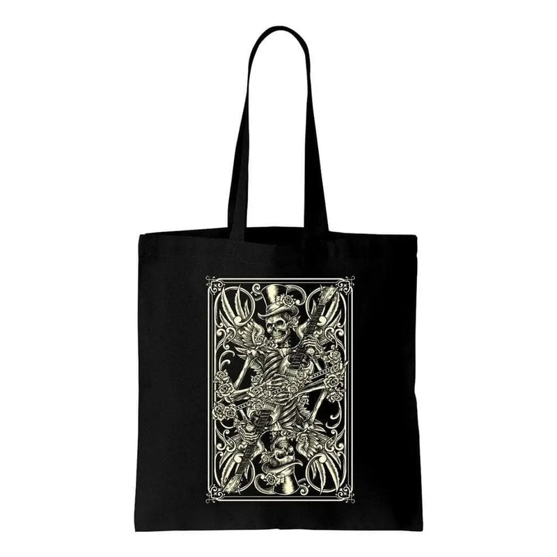 Skeleton Playing Card Shoulder Bag
