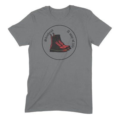 Skinhead A Way of Life Mens T-Shirt M / Charcoal