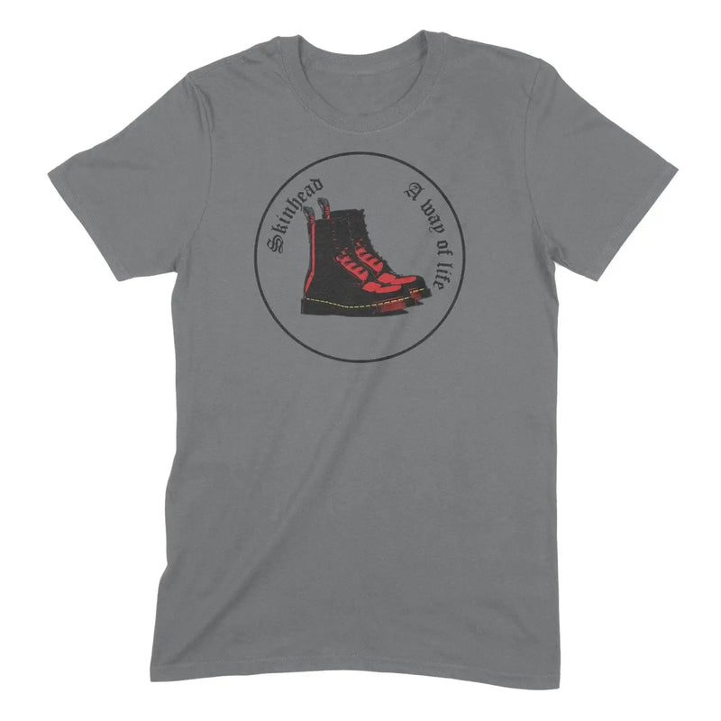 Skinhead A Way of Life Mens T-Shirt M / Charcoal