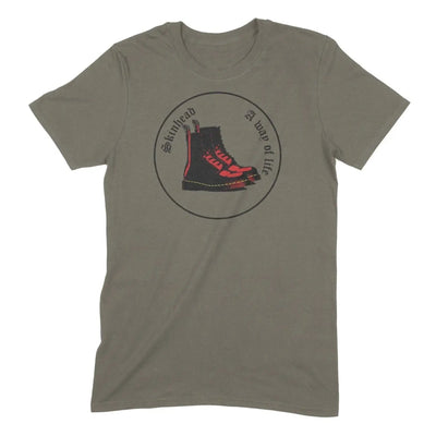 Skinhead A Way of Life Mens T-Shirt S / Khaki