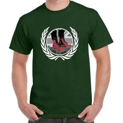 Skinhead Docs Men's T-shirt S / Bottle Green
