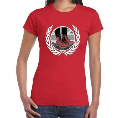 Skinhead Docs Women's T-shirt M / Red