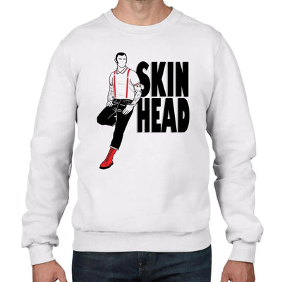 Skinhead Men's Sweatshirt Jumper XXL / White