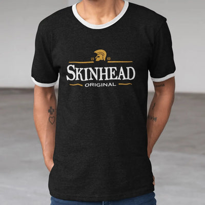 Skinhead Original Logo Men's Contrast Contrast Ringer T-Shirt