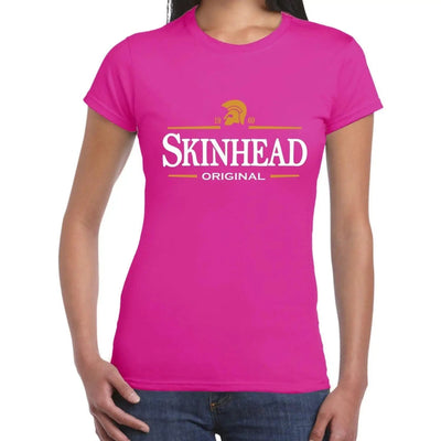 Skinhead Original Logo Women's T-Shirt XL / Hot Pink