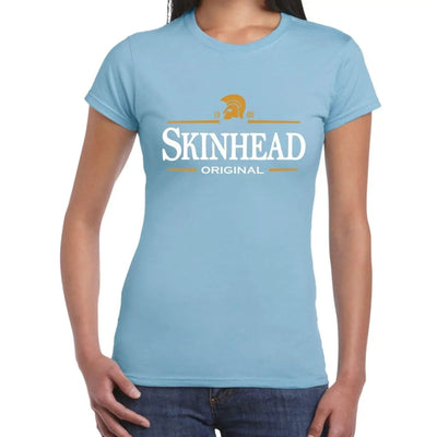 Skinhead Original Logo Women's T-Shirt XL / Light Blue