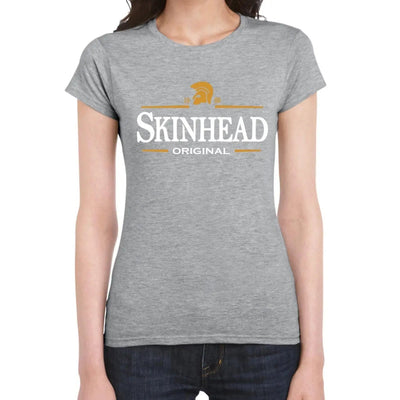 Skinhead Original Logo Women's T-Shirt XL / Light Grey